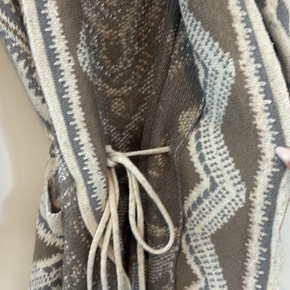 Lovestitch | alpine gypsy Aztec print duster sweater | rare fall winter | small - Picture 4 of 14